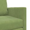 vidaXL Divano letto Verde chiaro 74 x 77 x 81 cm Velluto
