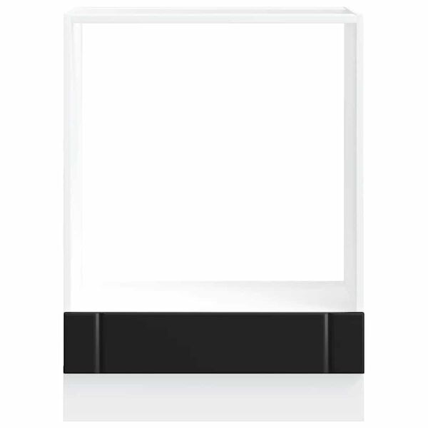 vidaXL Armadio Forno Lucca Nero in Legno Multistrato