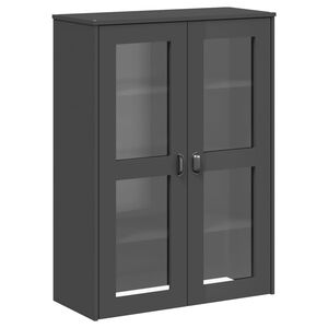 vidaXL Piano per Credenza VIKEN Antracite in Legno Multistrato