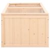 vidaXL Gabbia per Criceti 104x52x38 cm in Legno Massello di Abete