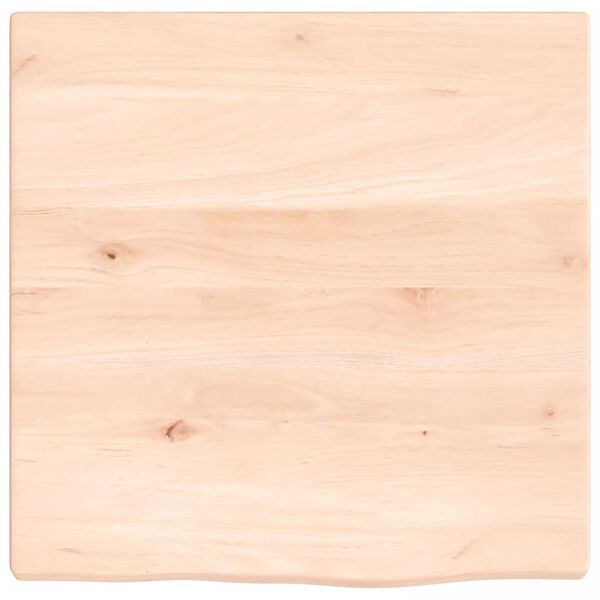 vidaXL Ripiano a Parete 40x40x2 cm Legno Massello Rovere Non Trattato