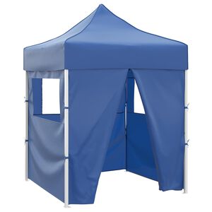 vidaXL Tenda Party Blu 200 x 200 x 315 cm Tessuto Oxford