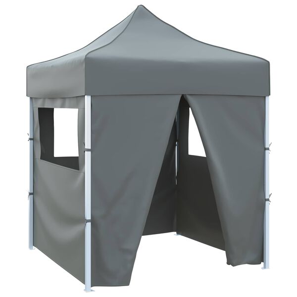 vidaXL Tenda Party Antracite 200 x 200 x 315 cm Tessuto Oxford
