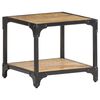 vidaXL Tavolino da Salotto 40x40x36 cm Legno Massello di Mango Grezzo