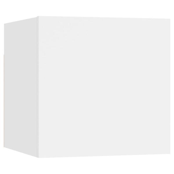 vidaXL Set Mobili Porta TV 6 pz Bianco in Legno Multistrato