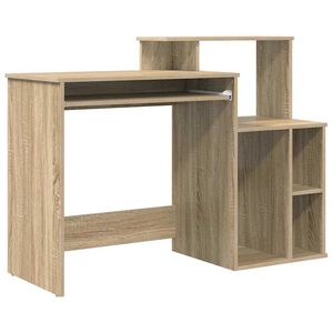 vidaXL Scrivania Rovere Sonoma 120,5 x 44 x 88,5 cm