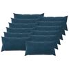 vidaXL Federa 12 pcs HEERLEN Blu 40 x 80 cm Velluto