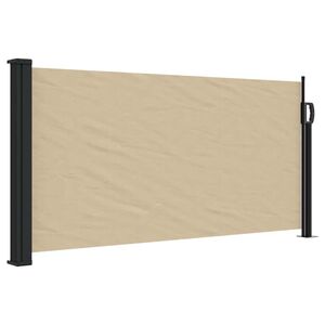 vidaXL Tenda da Sole Laterale Retrattile Beige 100x300 cm