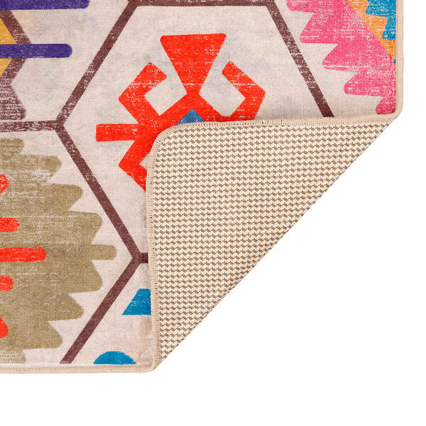 vidaXL Tappeto Lavabile Multicolore 80x150 cm