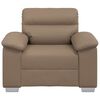 vidaXL Poltrona Cappuccino 100x81x84 cm in Similpelle