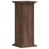 vidaXL Supporto per Piante Rovere Marrone 33x33x80cm Legno Multistrato