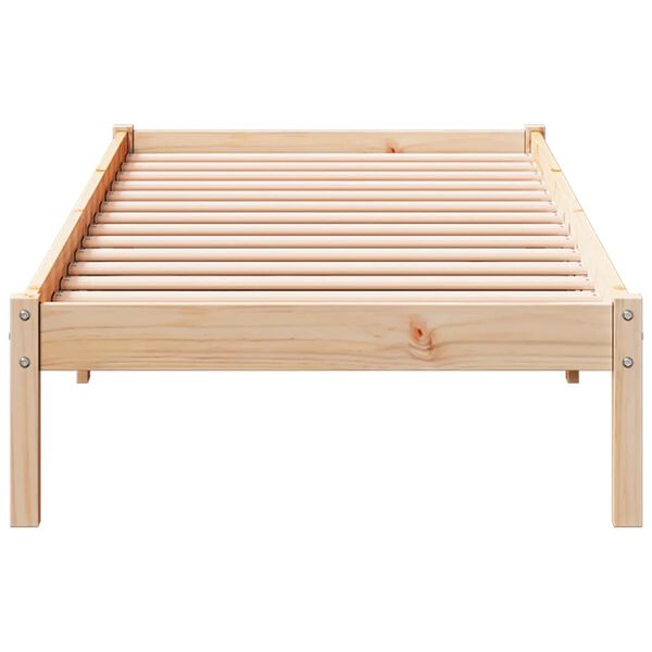vidaXL Letto Extra Lungo senza Materasso 90x210 cm in Legno di Pino