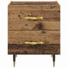 vidaXL Armadio da Notte con cassetto Legno vecchio 40 x 35 x 47,5 cm