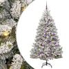 vidaXL Albero di Natale artificiale 180 cm 300 LED Bianco caldo