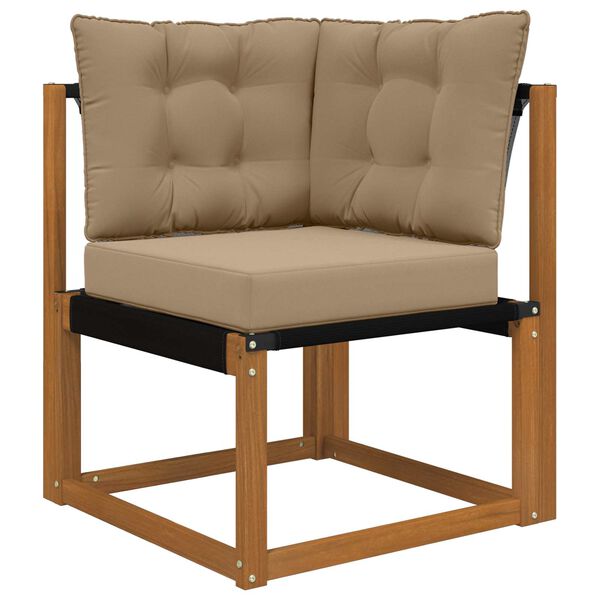 vidaXL Cuscino per divano da esterno 3 pcs Talpa Poliestere