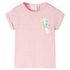 vidaXL Maglietta da Bambina Rosa Chiaro 116
