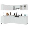 vidaXL Set Armadi da Cucina 11 pz Lyon Bianco in Truciolato