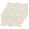 vidaXL Federa 12 pz HEERLEN Bianco 50 x 50 cm