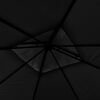 vidaXL Gazebo Tetto Doppio Estendibile 3x3x2,75 m Antracite 180 g/m²