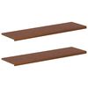 vidaXL Soglie per finestre 2 pz Marrone Scuro 140 x 40 x 2 cm