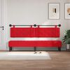vidaXL Testata appesa Rosso 210 x 55 x 5 cm Pelle Sintetica