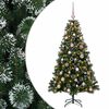 vidaXL Albero di Natale artificiale con palline 120 cm 150 LED