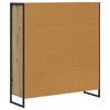 vidaXL Armadio per Libri 2 pcs Rovere Artigianale 99,5 x 30 x 108 cm