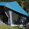 vidaXL Tenda Tipi Familiare con tetto Blu e Grigio 508 x 470 x 300 cm