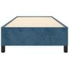 vidaXL Giroletto senza Materasso Blu Scuro 90x200 cm in Velluto