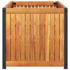 vidaXL Fioriera da Giardino 85x45x44 cm in Legno Acacia e Acciaio