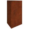 vidaXL Fioriera da Giardino 50x43x75 cm in Acciaio Corten