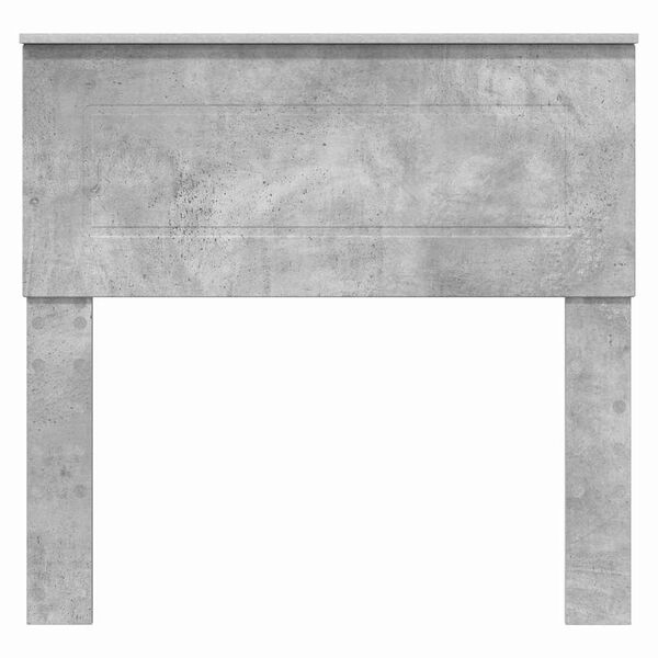 vidaXL Testiera con testiera Grigio cemento 75 cm Legno multistrato