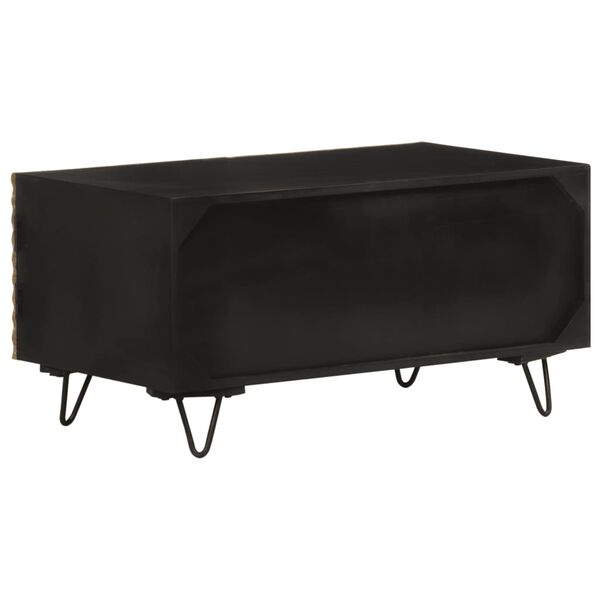vidaXL Tavolino da Salotto 90x50x45 cm in Legno Massello di Mango