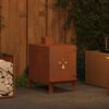 vidaXL Stufa da Campeggio 35x50x60 cm in Acciaio Corten