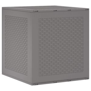 vidaXL Scatola di Stoccaggio Grigio chiaro 55 x 53 x 57 cm