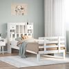 vidaXL Letto con Libreria senza Materasso 75x190 cm in Legno Pino