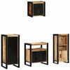 vidaXL Set di mobili per il bagno 4 pcs Legno di mango massello