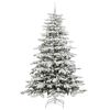 vidaXL Albero di Natale Artificiale con Rami Pieghevoli Bianco 240 cm