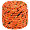 vidaXL Corda multiuso 16 mm 250 m Arancione PP 1560 kg Carico massimo