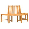 vidaXL Panche per Albero Semi Circolari 2pz &Oslash;160cm Legno Massello Teak