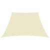 vidaXL Parasole a Vela in Tela Oxford a Trapezio 2/4x3 m Crema