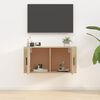 vidaXL Mobile Porta TV a Parete rovere sonoma 80x34,5x40 cm