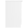 vidaXL Comodino ALTA Bianco 41x35x55,5 cm in Legno Massello di Pino