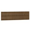 vidaXL Testiera da Parete Ambra 204x3x60 cm in Legno Massello di Pino