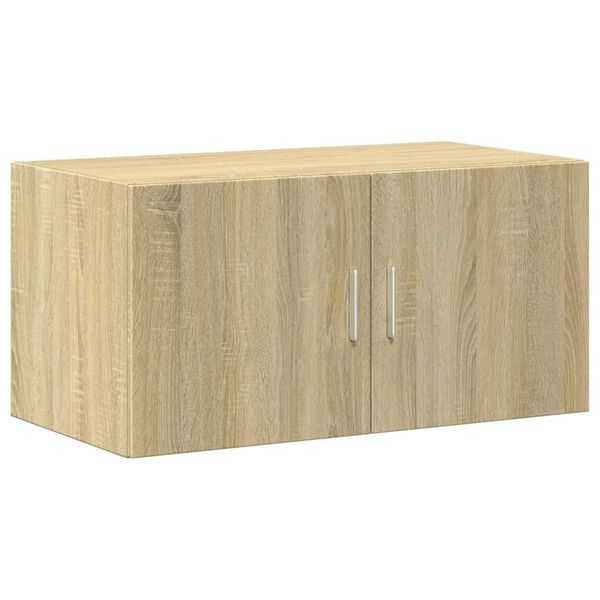 vidaXL Mobile a Parete Rovere Sonoma 80x42,5x40 cm Legno Multistrato