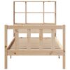 vidaXL Letto Libreria senza Materasso 90x190 cm Legno Massello Pino
