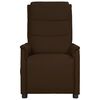 vidaXL Poltrona Alzapersona Massaggiante Marrone in Similpelle