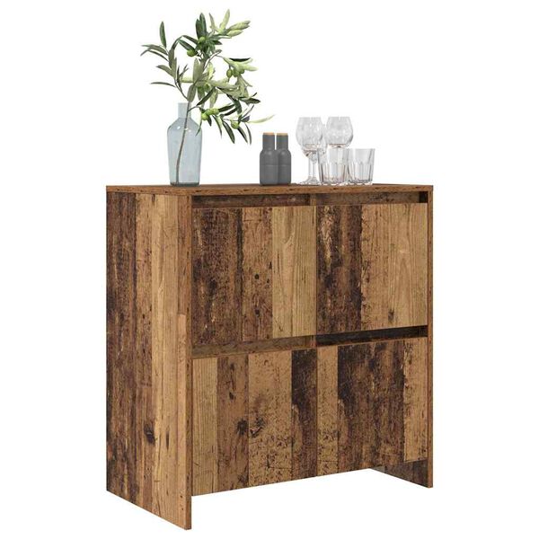 vidaXL Credenza Legno vecchio 70 x 41 x 75 cm Legno multistrato