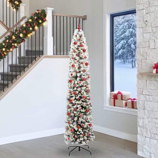 vidaXL Albero di Natale artificiale con 300 LED Verde 240 cm