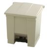 Rubbermaid Contenitore Classico a Pedale 30 L Beige
